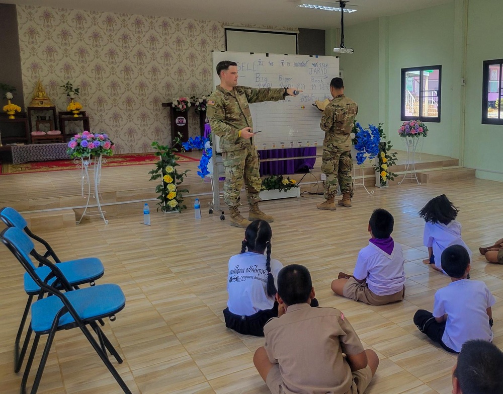 U.S. Army Soldiers Engage in Cultural Exchange and Education During Cobra Gold 25