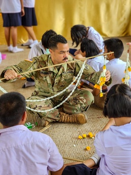 U.S. Army Soldiers Engage in Cultural Exchange and Education During Cobra Gold 25