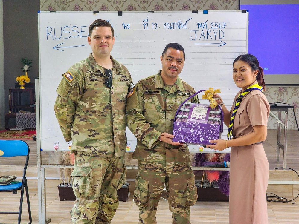 U.S. Army Soldiers Engage in Cultural Exchange and Education During Cobra Gold 25