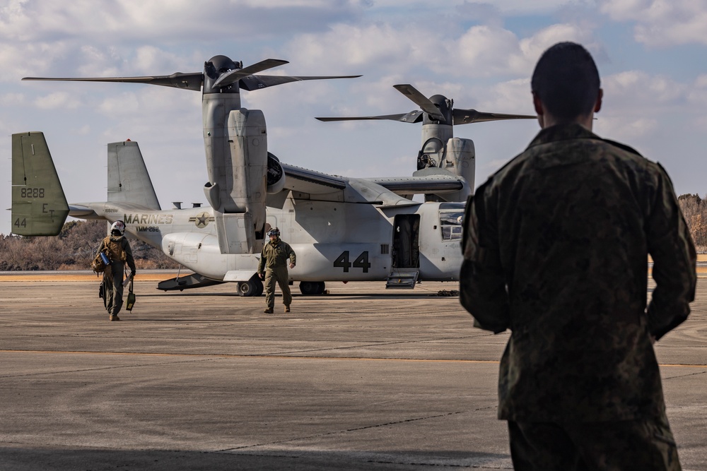 Iron Fist 25 | VMM-262 (Rein.) departs JGSDF Vice-Camp Takayubaru