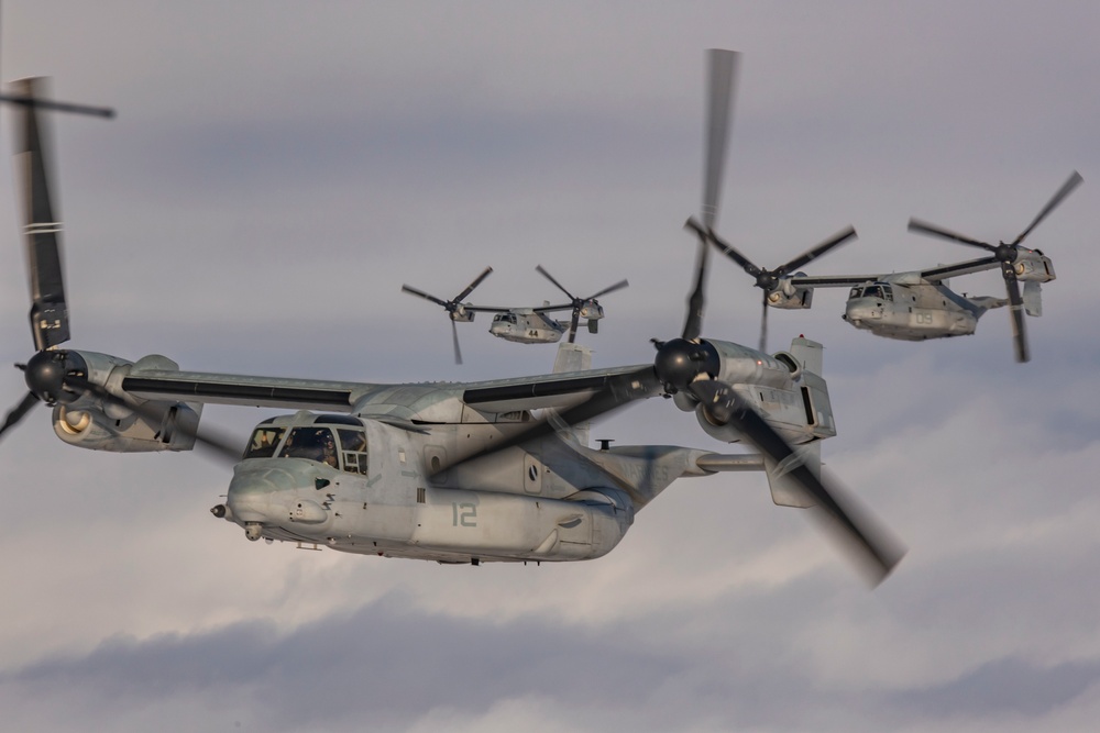 Iron Fist 25 | VMM-262 (Rein.) departs JGSDF Vice-Camp Takayubaru