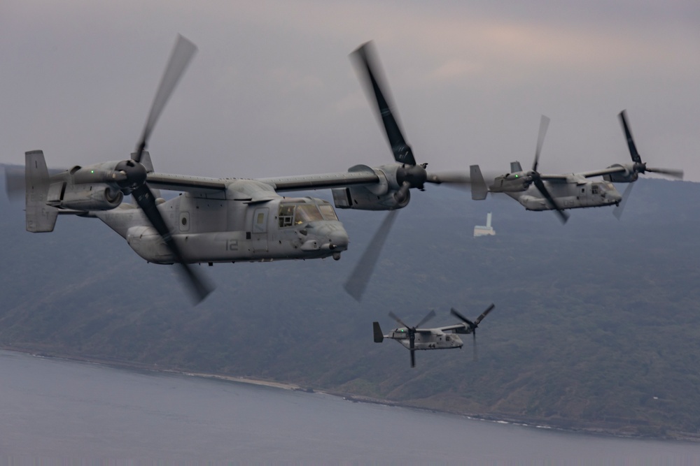 Iron Fist 25 | VMM-262 (Rein.) departs JGSDF Vice-Camp Takayubaru