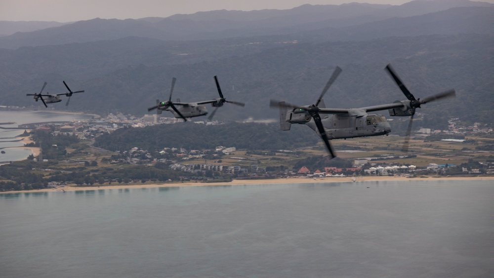 Iron Fist 25 | VMM-262 (Rein.) departs JGSDF Vice-Camp Takayubaru