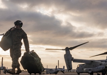 Iron Fist 25 | VMM-262 (Rein.) departs JGSDF Vice-Camp Takayubaru