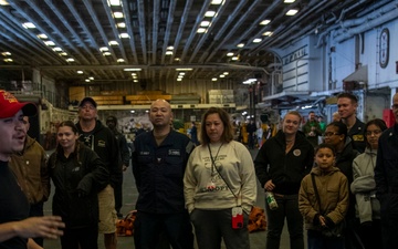 USS America (LHA6) Conducts Tiger Cruise Damage Control Training