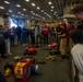 USS America (LHA6) Conducts Tiger Cruise Damage Control Training