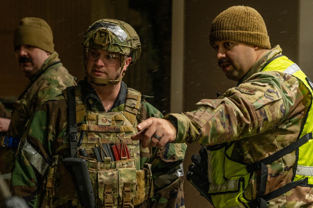 374 SFS responds to ground attack scenario during BM 25-2
