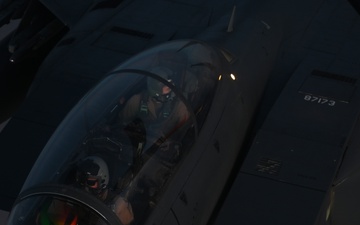 U.S. F-15s, A-10s patrol the skies in support of OIR