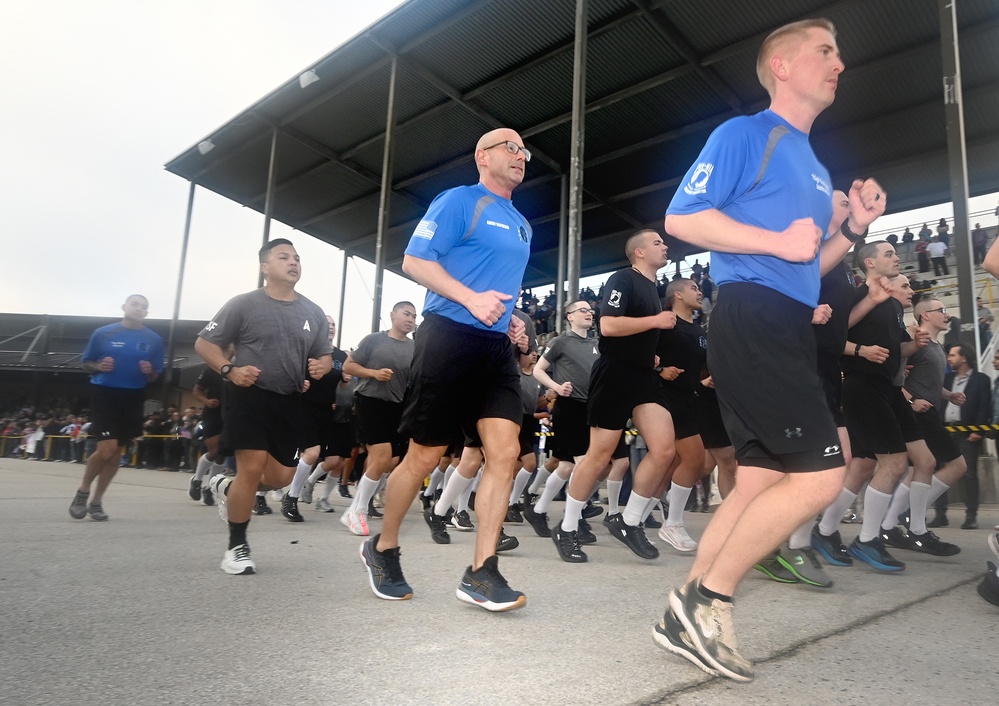 CMSSF Runs with Airmen and Guardians