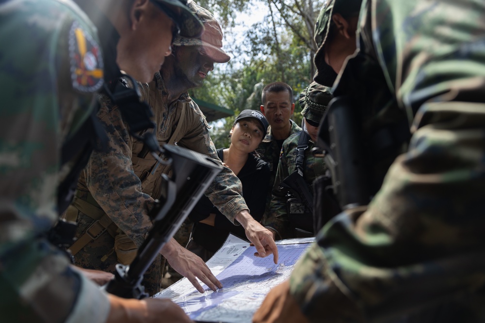 Cobra Gold 25: 1st LAR Bn. Marines, sailors conduct multilateral jungle patrol