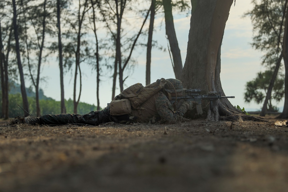 Cobra Gold 25: 1st LAR Bn. Marines, sailors conduct multilateral jungle patrol