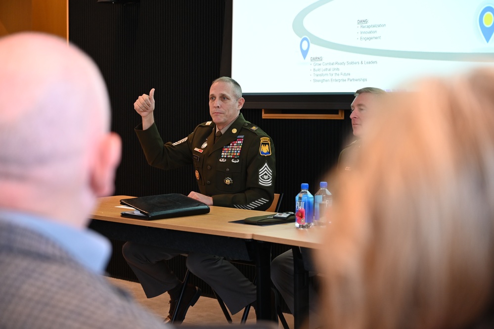 The Guard’s top enlisted leaders discuss wartime readiness and warrior ethos