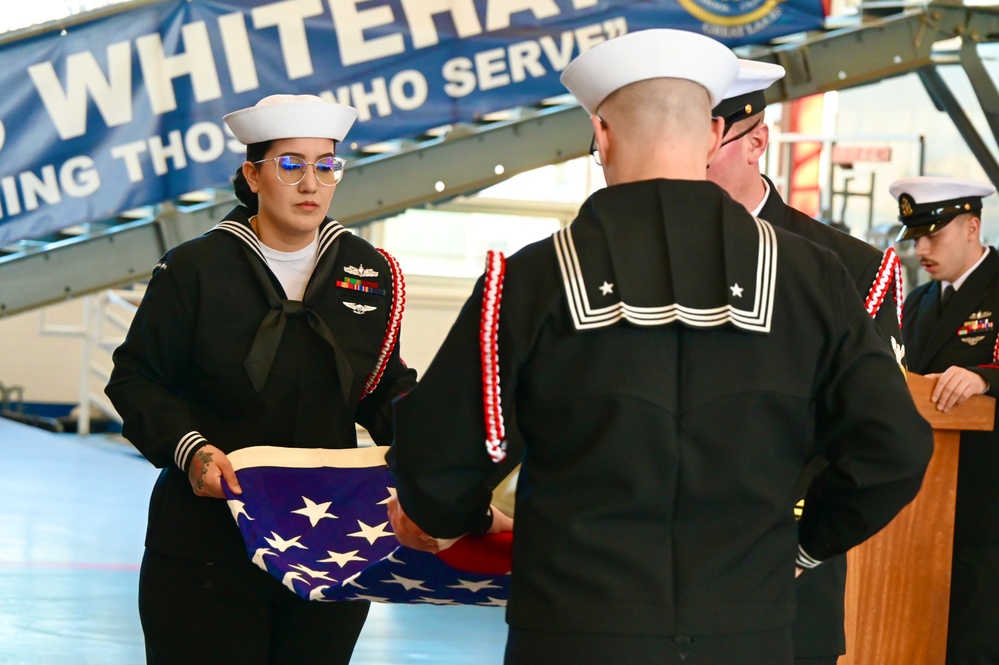 13 Folds in Surface Combat Systems Training Command Great Lakes Retirement Ceremony