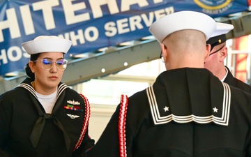 13 Folds in Surface Combat Systems Training Command Great Lakes Retirement Ceremony