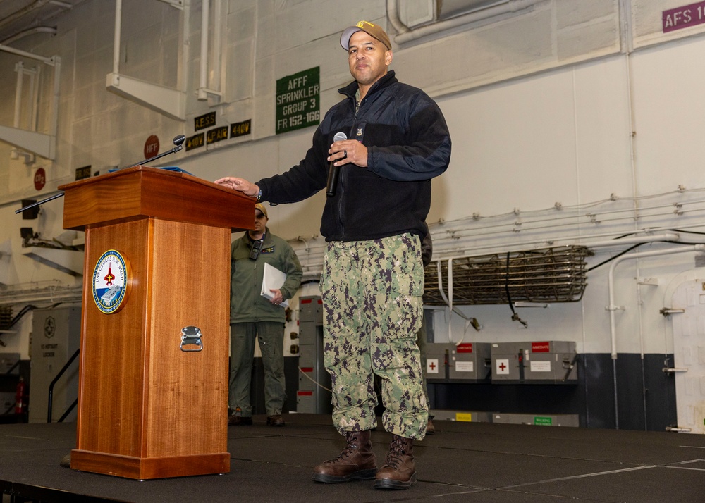 Daily Operations Aboard USS George H.W. Bush (CVN 77)