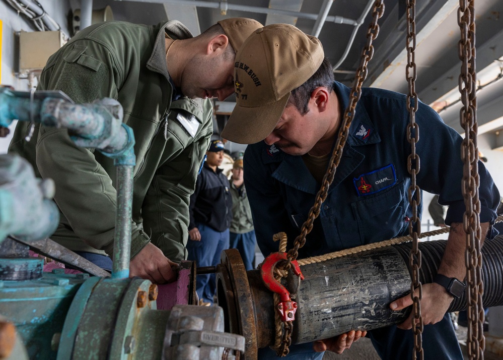 Daily Operations Aboard USS George H.W. Bush (CVN 77)