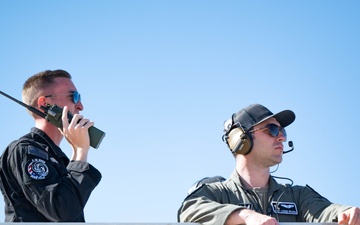 The F-16 Viper Demo Team takes on the Heritage Flight Training Course