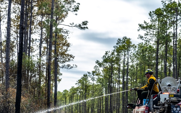 South Carolina National Guard Aids in Horry County Firefighting Efforts