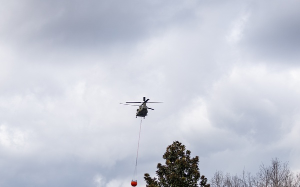 South Carolina National Guard Aids in Horry County Firefighting Efforts