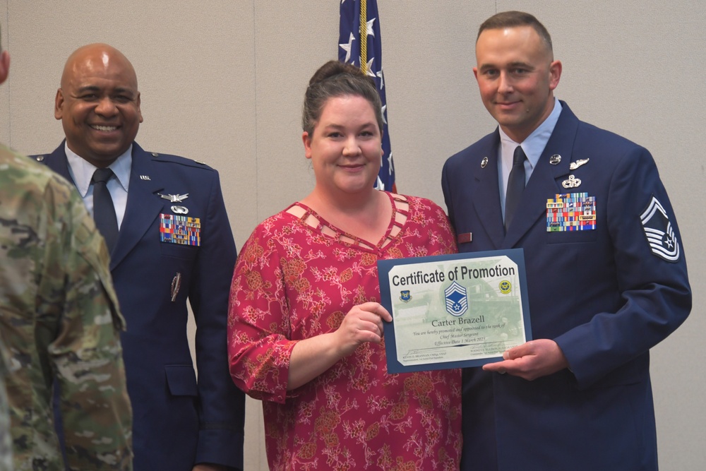 Brazell Earns Chief Stripes in Career Milestone