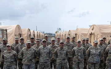 Disaster Relief Bed-down System (CES) group photo