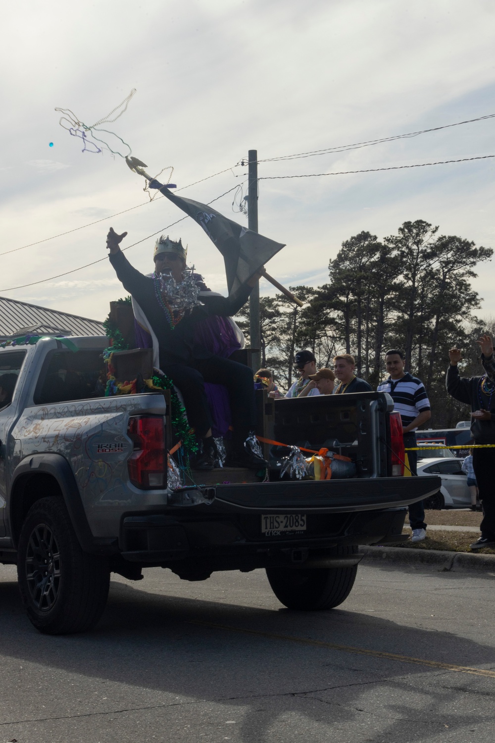 U.S. Marines and Families of 10th Marine Regiment, 2d Marine Division, Celebrate Mardi Gras