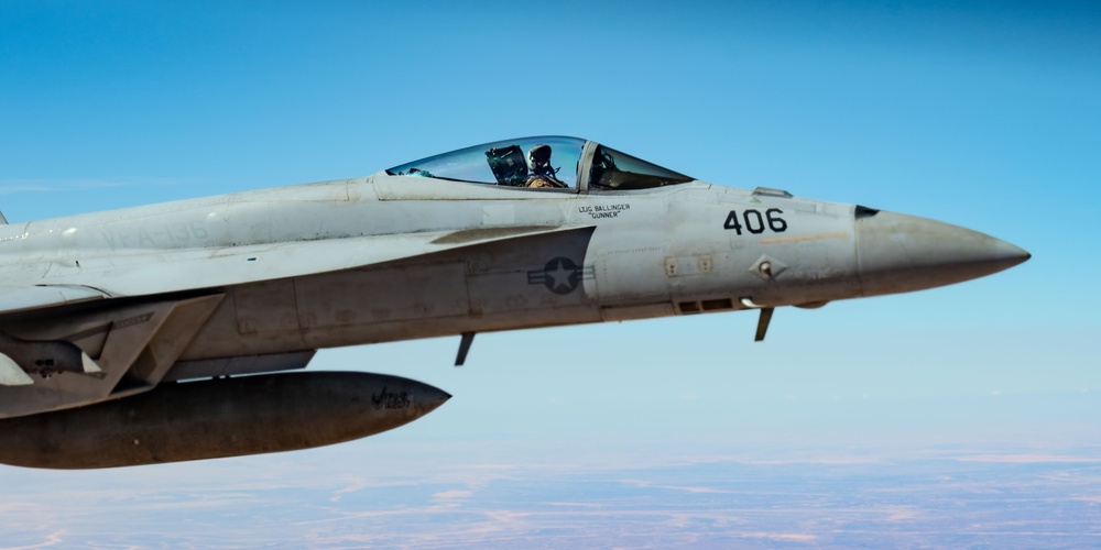 Mind the hornet’s nest: U.S. Navy Super Hornets soar over CENTCOM AOR