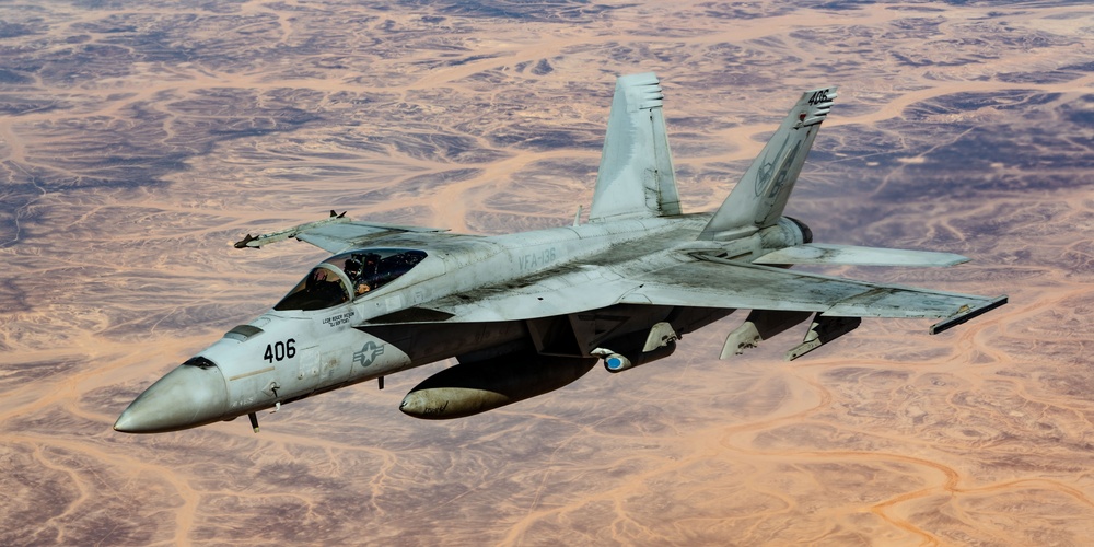 Mind the hornet’s nest: U.S. Navy Super Hornets soar over CENTCOM AOR