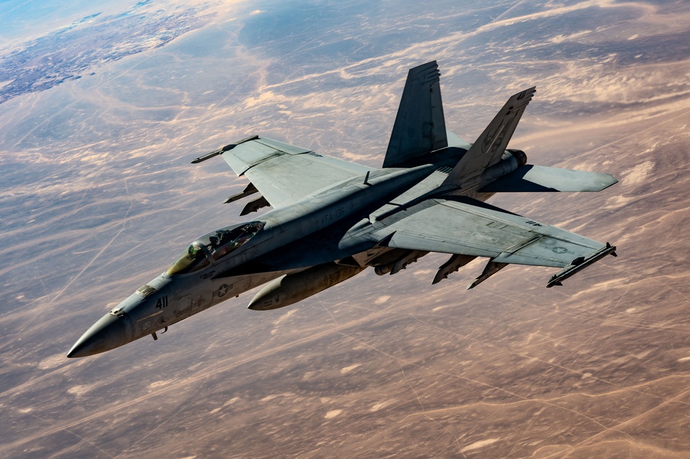 Mind the hornet’s nest: U.S. Navy Super Hornets soar over CENTCOM AOR