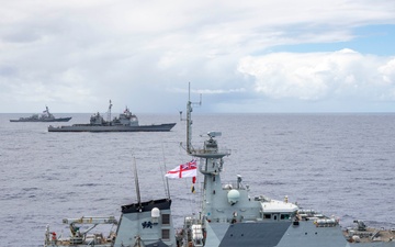 Trilateral Maritime Exercise Supports Allied Interoperability