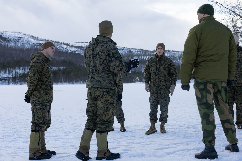 Exercise Joint Viking 25: 2d Marine Division Leadership Visits Marines and Sailors Participating in Exercise JV25