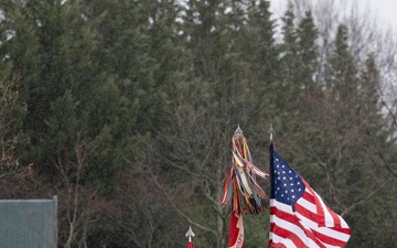 Military Funeral Honors with Funeral Escort are Conducted for U.S. Marine Corps Lt. Gen. Norman Smith in Section 55