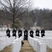 Military Funeral Honors with Funeral Escort are Conducted for U.S. Marine Corps Lt. Gen. Norman Smith in Section 55