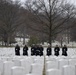 Military Funeral Honors with Funeral Escort are Conducted for U.S. Marine Corps Lt. Gen. Norman Smith in Section 55