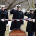 Military Funeral Honors with Funeral Escort are Conducted for U.S. Marine Corps Lt. Gen. Norman Smith in Section 55