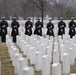 Military Funeral Honors with Funeral Escort are Conducted for U.S. Marine Corps Lt. Gen. Norman Smith in Section 55