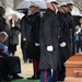 Military Funeral Honors with Funeral Escort are Conducted for U.S. Marine Corps Lt. Gen. Norman Smith in Section 55