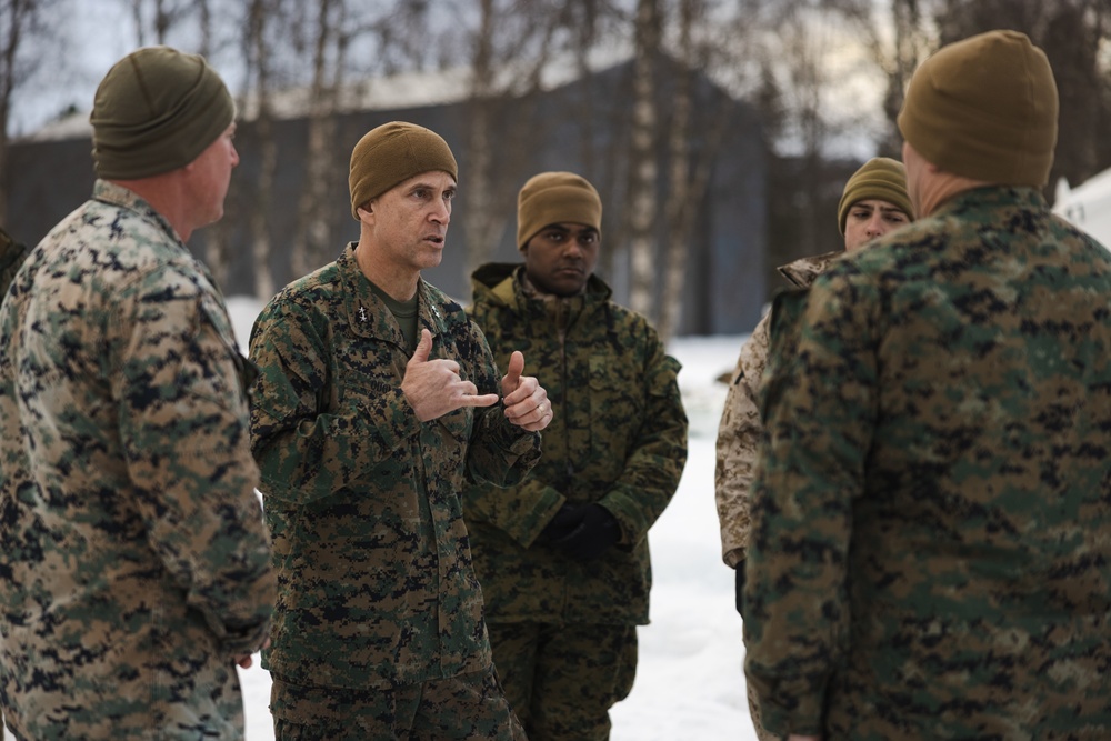 Exercise Joint Viking 25: 2d Marine Division Leadership Visits Marines and Sailors Participating in Exercise JV25