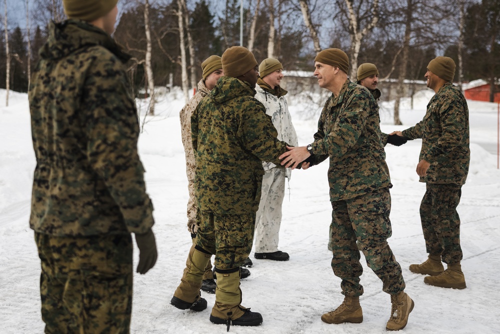 Exercise Joint Viking 25: 2d Marine Division Leadership Visits Marines and Sailors Participating in Exercise JV25