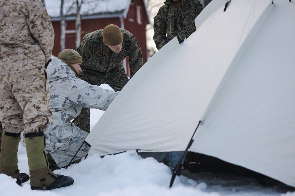 Exercise Joint Viking 25: 2d Marine Division Leadership Visits Marines and Sailors Participating in Exercise JV25