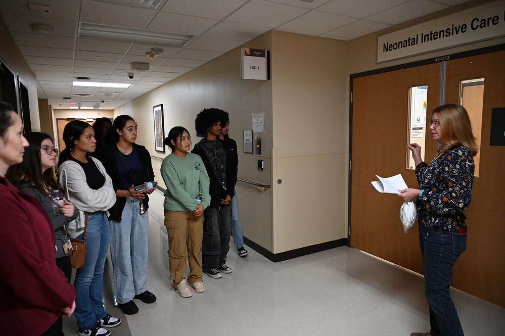 Fort Cavazos High School students learn what medical professionals do at an Army hospital