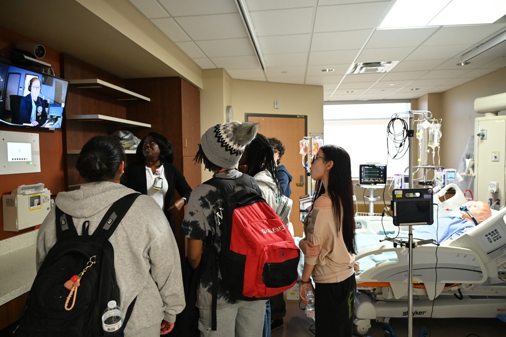 Fort Cavazos High School students learn what medical professionals do at an Army hospital