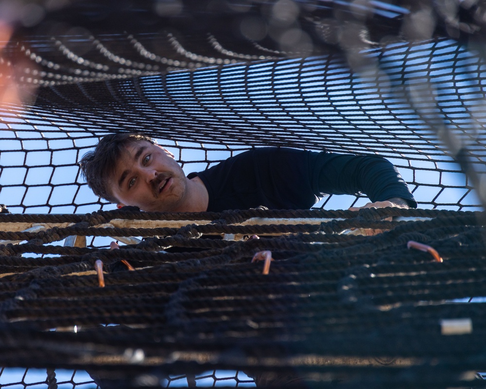 Recruiting Station Austin Marines set up a booth at Tough Mudder