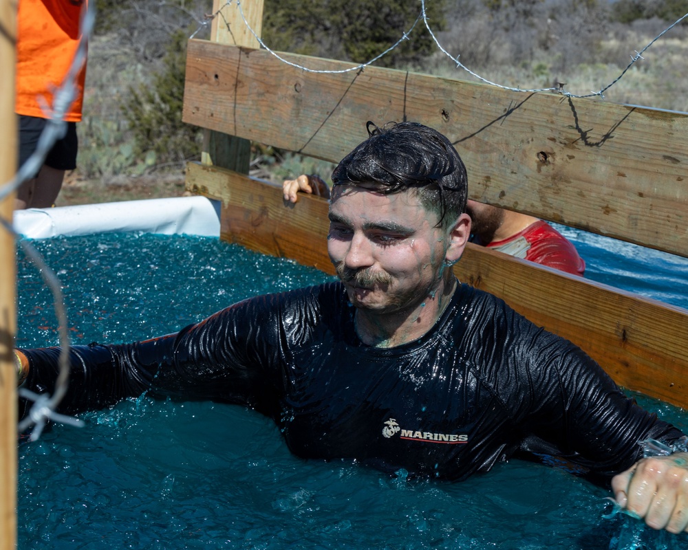 Recruiting Station Austin Marines set up a booth at Tough Mudder