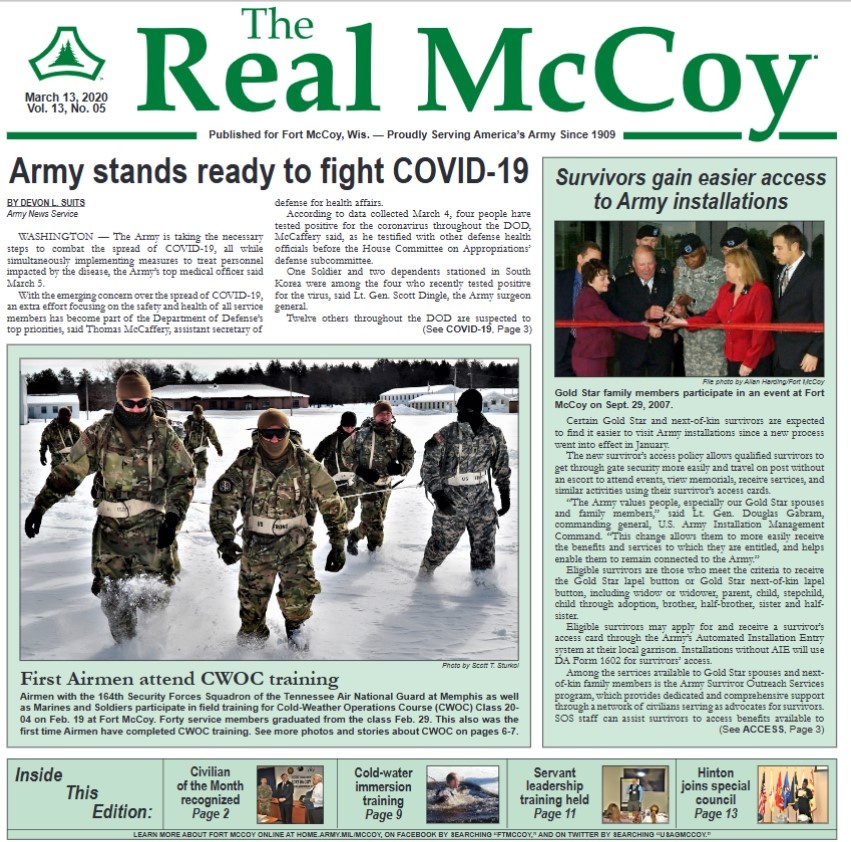 This Month in Fort McCoy History — March