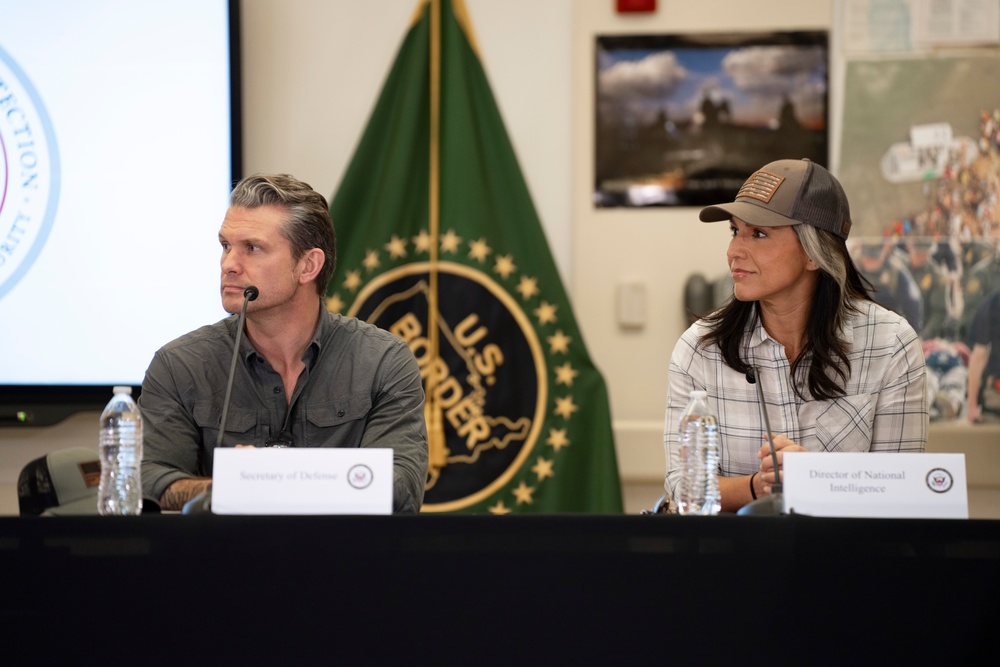 VPOTUS, SECDEF, DNI visit Texas Southern Border
