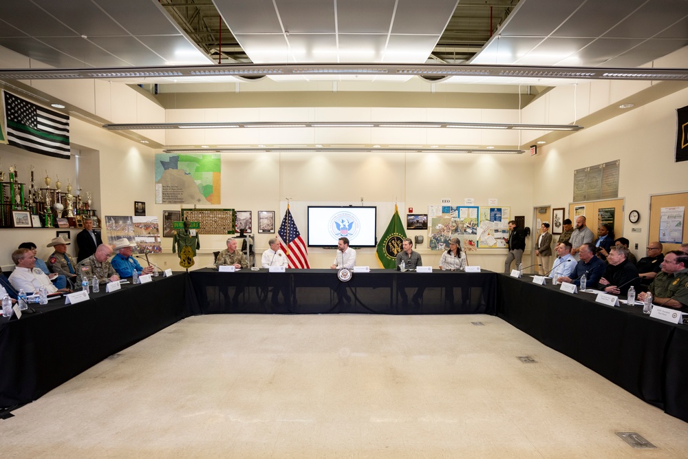 VPOTUS, SECDEF, DNI visit Texas Southern Border