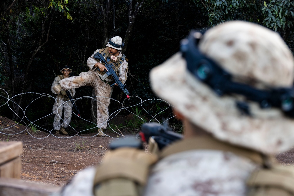 Taking the Trenches: AIMC students conduct trench assault