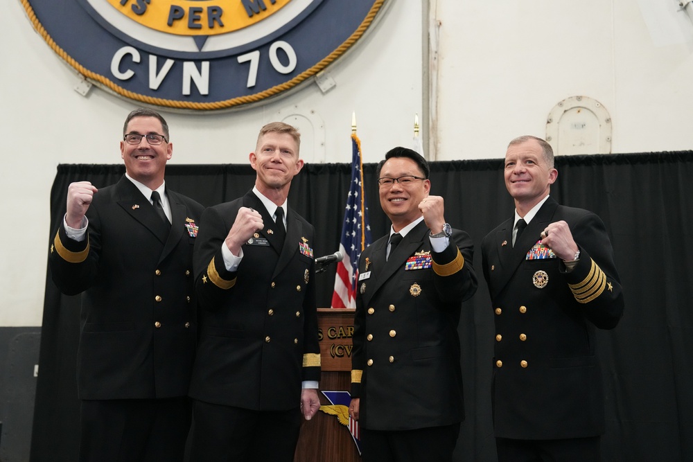 DVIDS - Images - ROK, CSG1, CNFK hold press conference after Vinson ...