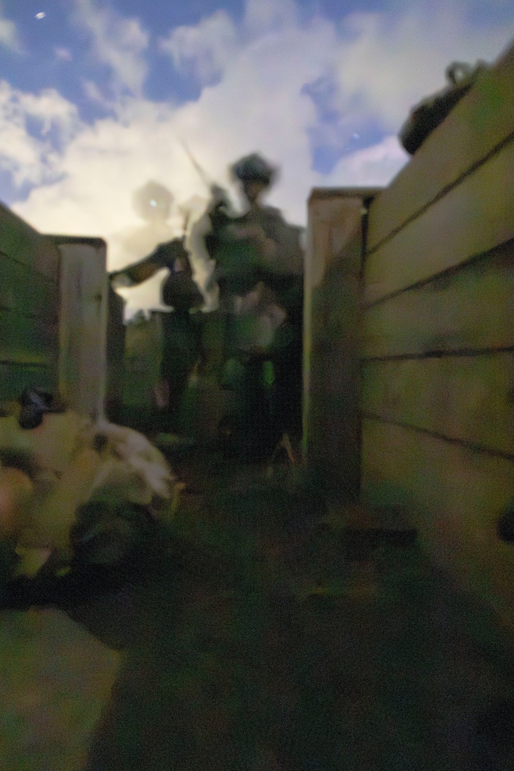 Taking the Trenches: AIMC students conduct trench assault